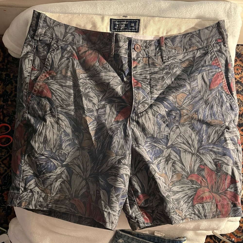 Abercrombie and Fitch patterned shorts